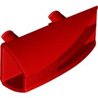 Lego Fairing 1 x 4 Side Flaring Intake with Two Pins / Red