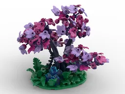 Elven Tree Dark Blue/Purple