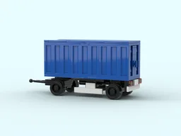 THW Anhänger Containeraufbau Trailer with Container