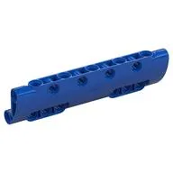 Technic Panel Curved 11 x 3 with 10 Pin Holes through Panel Surface / Blue