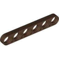 Technic Beam 1 x 6 Thin / Brown