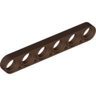 Lego Technic Beam 1 x 6 Thin / Brown