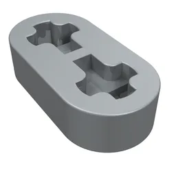 Technic Beam 1 x 2 Thin / Pearl Light Gray