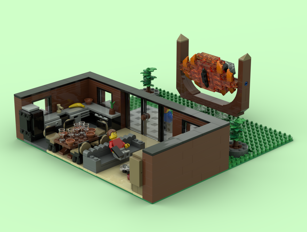 Lego Sauron's Journey