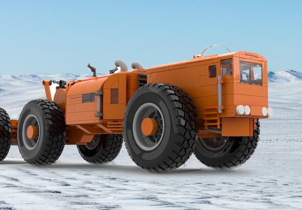 Lego LCC-1 Sno-Train - Minifig Scale