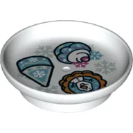 Duplo Dish with Cake, Cupcake, and Pie Print