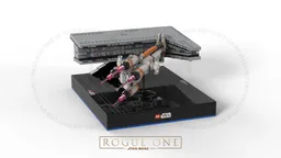 Micro Diorama : Rogue One Hammerhead Corvette
