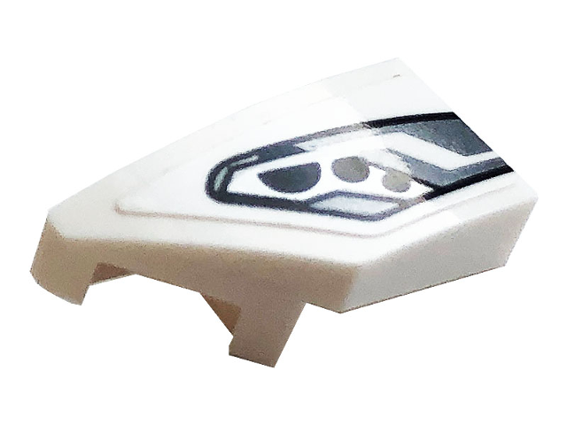 Lego Wedge 2 x 1 x 2/3 Left with Car Headlight Pattern (Sticker) - Set 76896