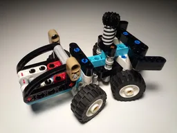 Four wheel steering truck