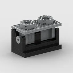 Upscaled hinge brick
