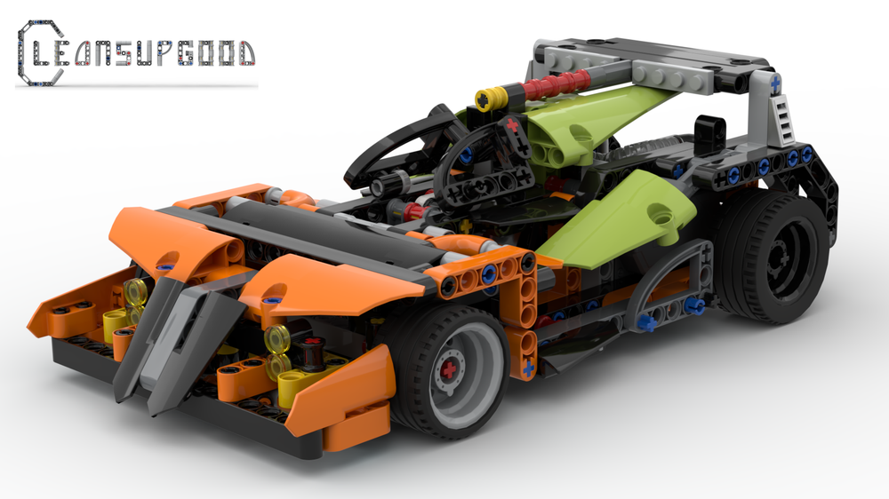 Lego 42103/42104 Combo C-Model: WOOT OWL Prototype Racer