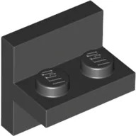 Bracket 2 x 2 with 1 x 2 Vertical Studs / Black