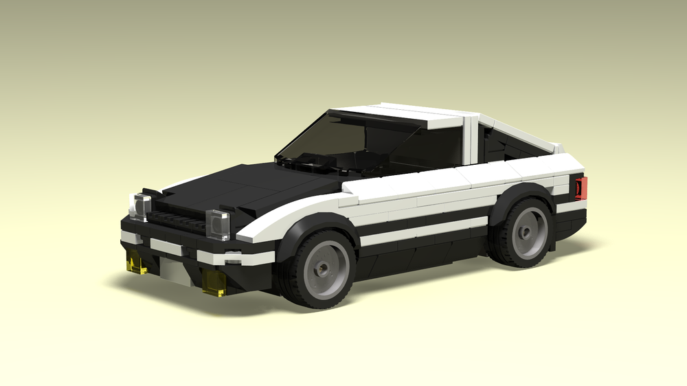 Lego Takumi's AE86 from Initial D Fifth Stage MOC