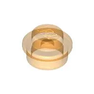 Plate Round 1 x 1 with Solid Stud / Trans-Orange