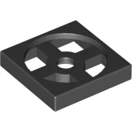 Turntable 2 x 2 Plate, Base / Black
