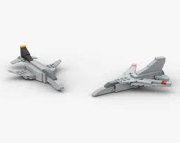 F-4 & Mig-23 (Mig-27) (1/110 scale)