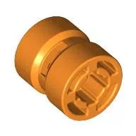 Wheel 8 x 9 with Hole Notched for Wheels Holder Pin / Orange