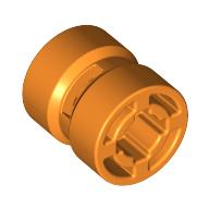 Lego Wheel 8 x 9 with Hole Notched for Wheels Holder Pin / Orange