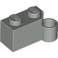 Hinge Brick 1 x 4 [Lower] / Light Gray