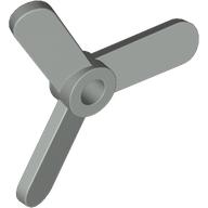 Lego Propeller 3 Blade Small / Light Gray