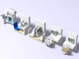 Modular living container -> work place