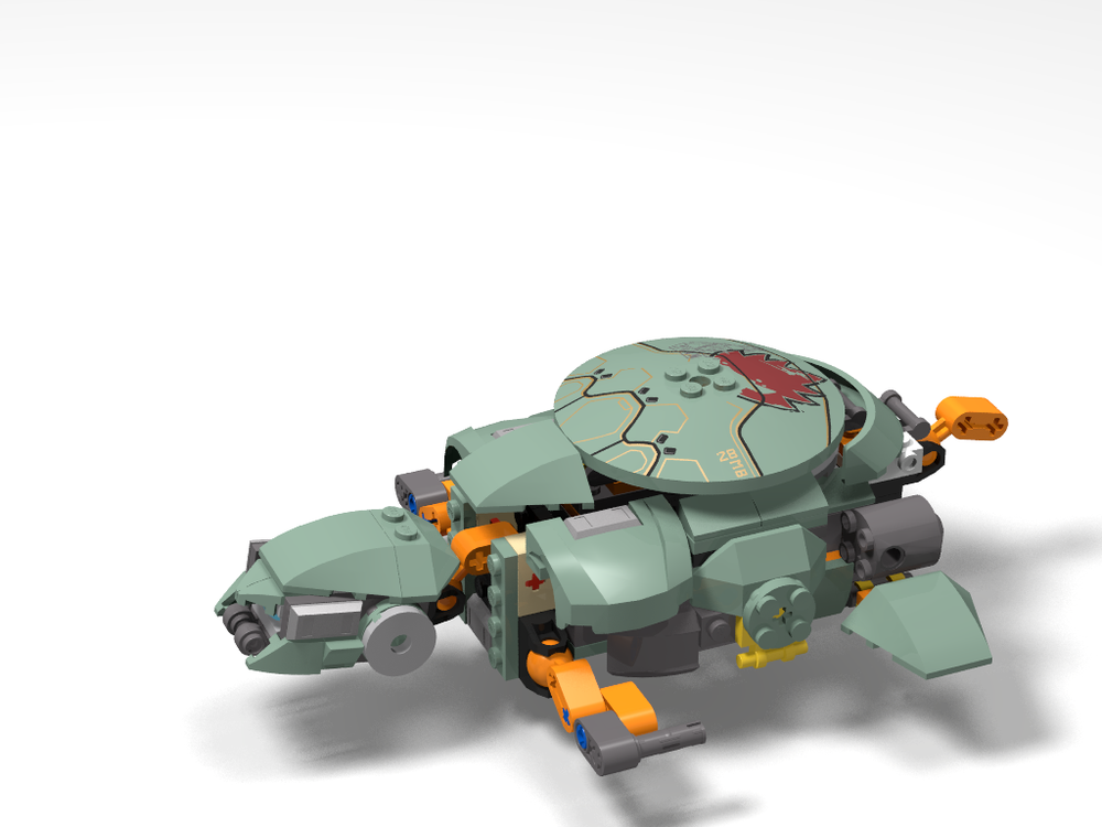 Lego MOC - Alternate model of Overwatch 75976 Wrecking Ball - Sea Turtle - Designed By Ken_He_MOC