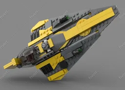 Anakin's Delta 7b Starfighter 75214 Rework