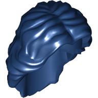 Lego Hair Mid-Length Wavy with Center Part / Dark Blue