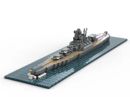 IJN Yamato at sea