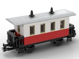 Red passenger car (first class)