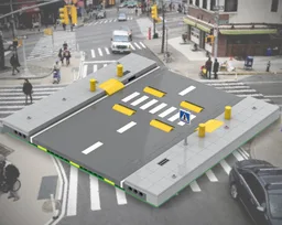 MILS Road - Straight Crosswalk