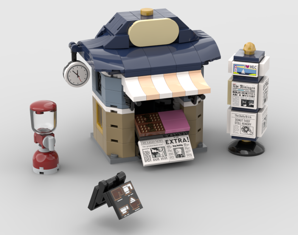 Lego Corner Kiosk Coffee