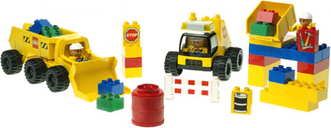 Lego Big Wheels Road Worker Set