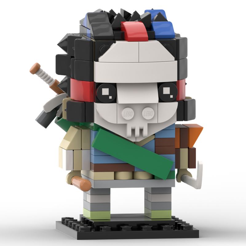 Lego Casey Jones Brickheadz (Playmates Version)