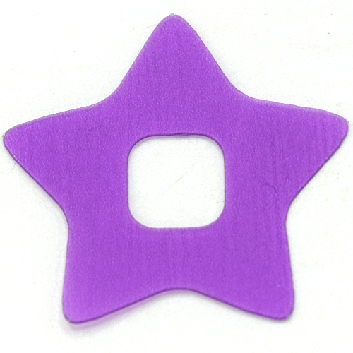 Lego Clikits Icon Accent, Star 3 1/4 x 3 1/4 / Trans-Medium Purple