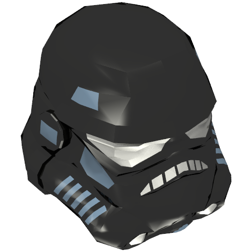 Lego Helmet Stormtrooper, Shadow Trooper Print / Black