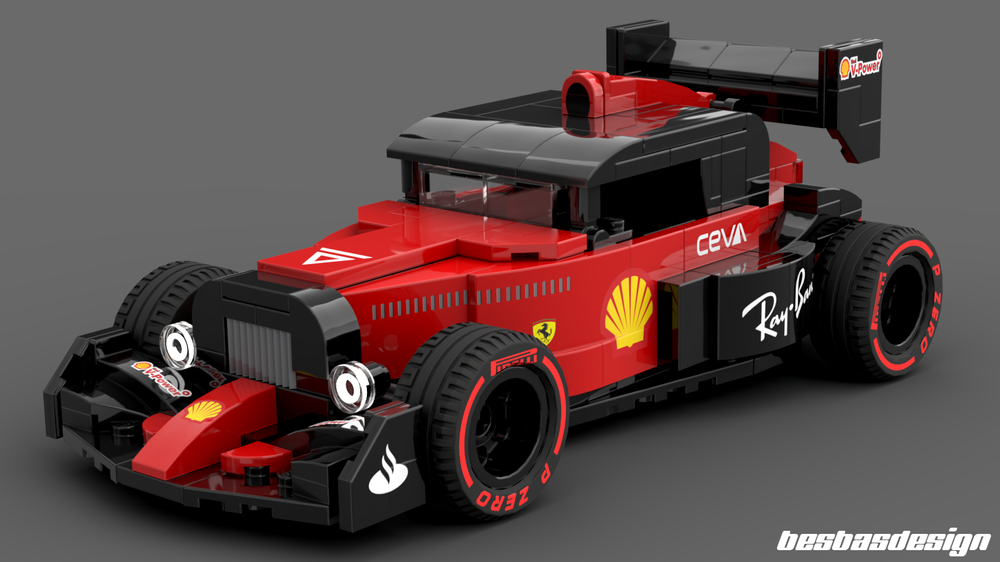 Lego F1 Hotrod Ferrari (Beck Kustoms F132)