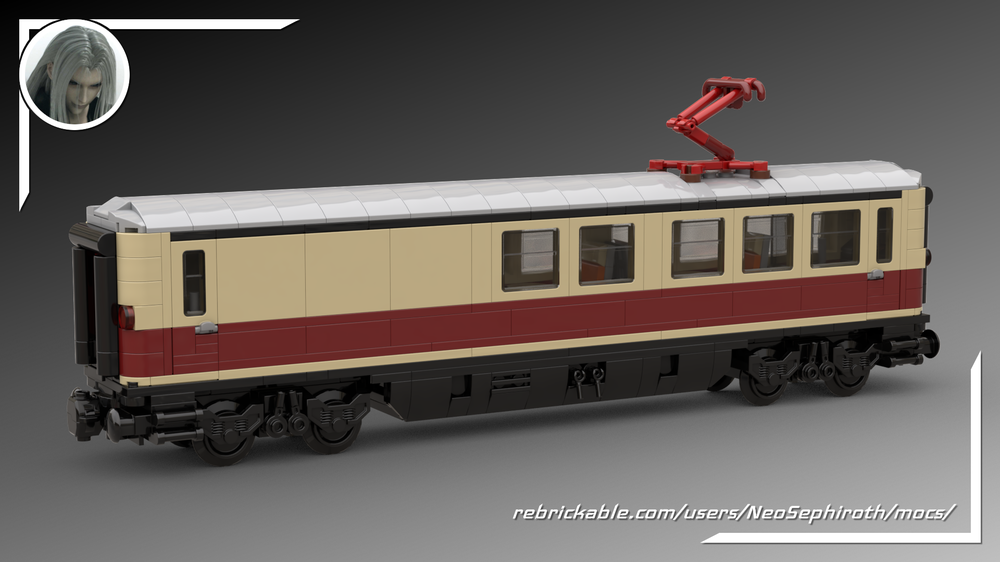 Lego Rheingold bistro passenger wagon