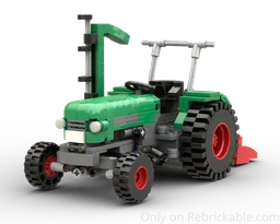 Fendt Farmer 2 with sickle bar mower and tilting bucket