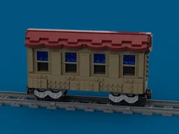 Cuphead- Phantom Express Passenger Train car