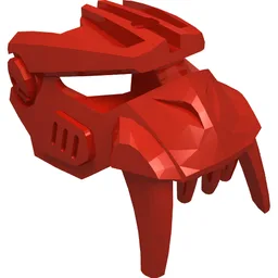 Large Figure Mask, Gorilla / Red