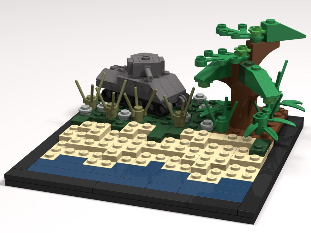Lego Sherman in the Pacific