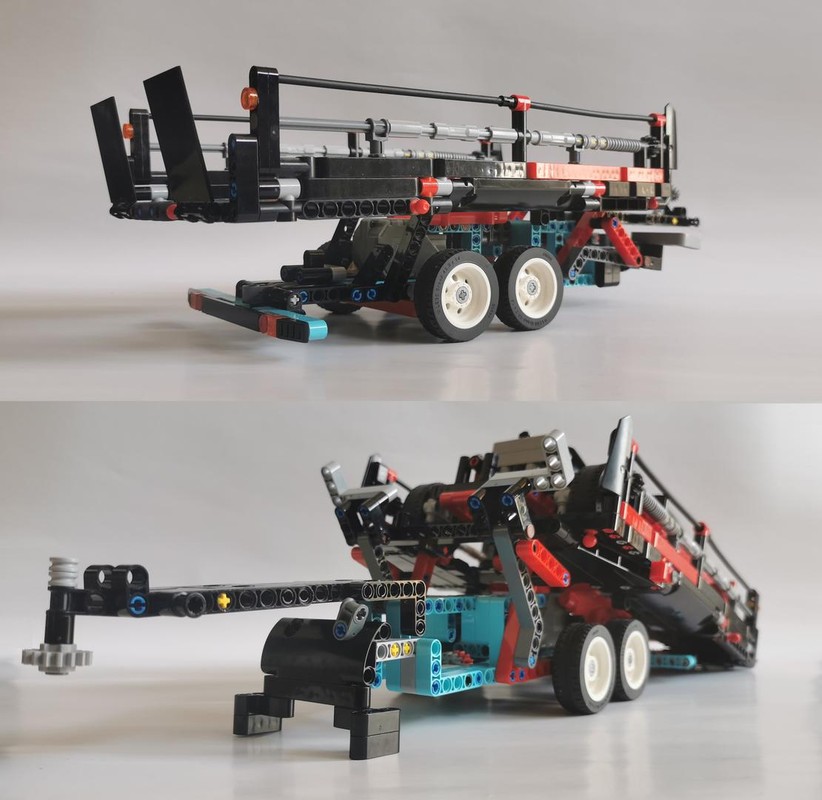 Lego Road Train Car Trailer - 42106C model