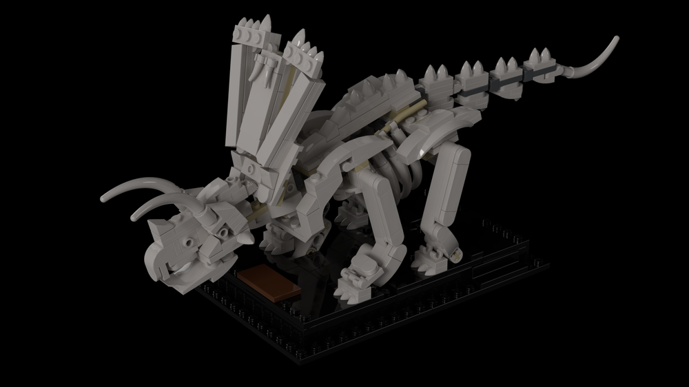 Lego Pentaceratops Fossil