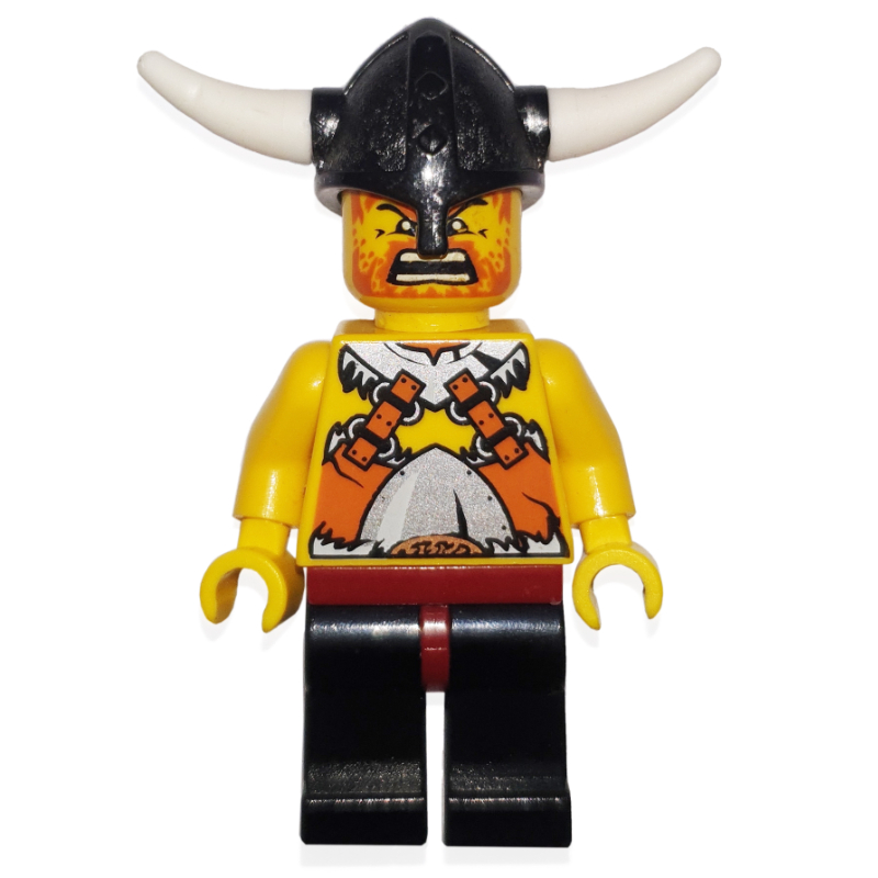 Lego Viking Warrior - Armour, Bare Arms, Black Legs