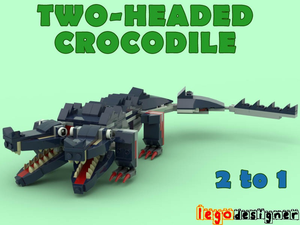 Lego 31088 2 to 1 Two-headed Crocodile