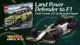 [MOC] LEGO Technic 42110 Landrover F1 Car 2022 ver.