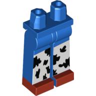 Lego Long Legs and Hips with Black and White Chaps Print (Jessie) / Blue