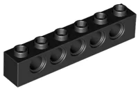 Technic Brick 1 x 6 [5 Pin Holes]