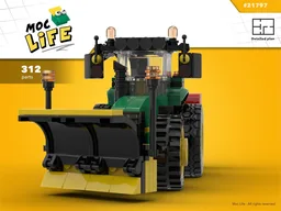 John Deere snowplow and snowblower